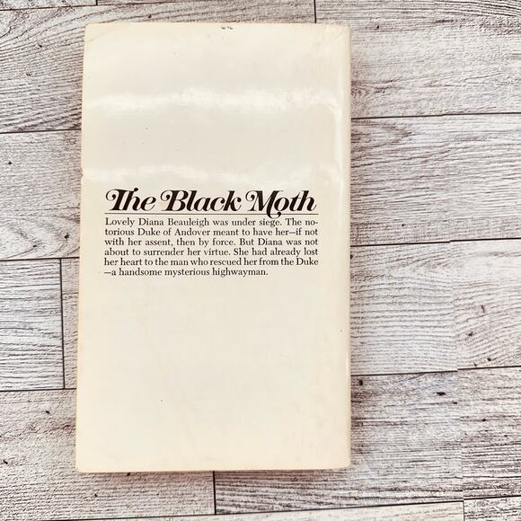 The Black Moth by Georgette Heyer 1976 Vtg Paperback Novel PB Historical Romance - Picture 5 of 11